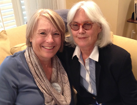 Photo of Susan Crawford and Margy Quinn (Founder of AGAP)